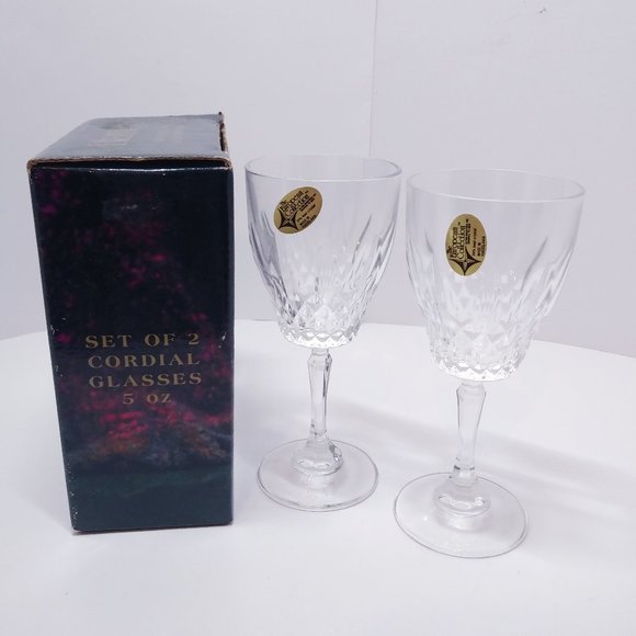 VTG 24% GENUINE CRYSTAL JAM JAR VASE CORDIAL GLASS - Picture 5 of 10